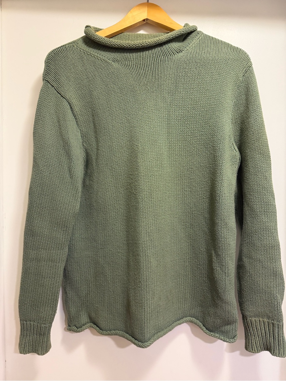J. Crew Always green knit sweater